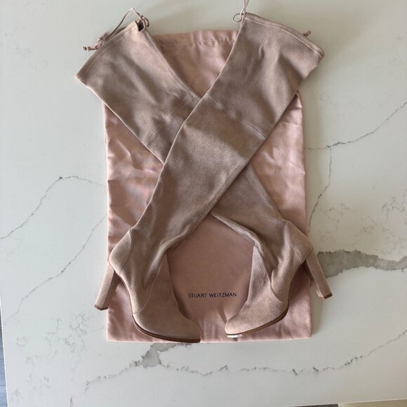 NWOT STUART WEITZMAN Highland Over-The-Knee Suede Boots - Picture 2 of 4